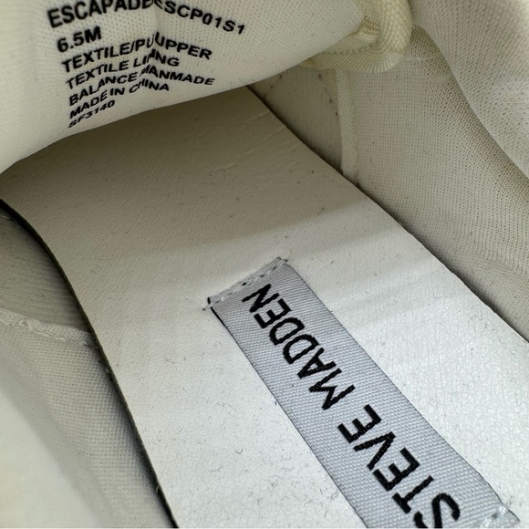 Women’s Steve Madden Escapade Low Top Athletic Sneakers Size 6.5 - Picture 7 of 7